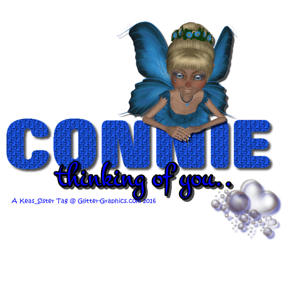 Connie - Thinking Of You - Blue - Heart