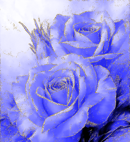 blue rosas