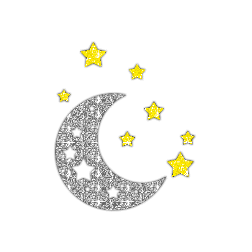 moon and stars