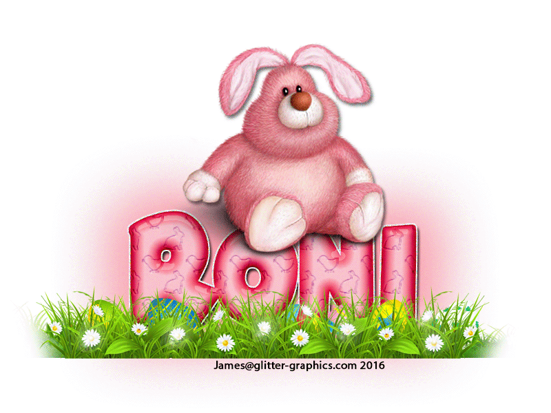 Pink Easter Bunny: Roni