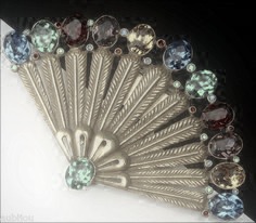 Soft Colorful Crystal Fan