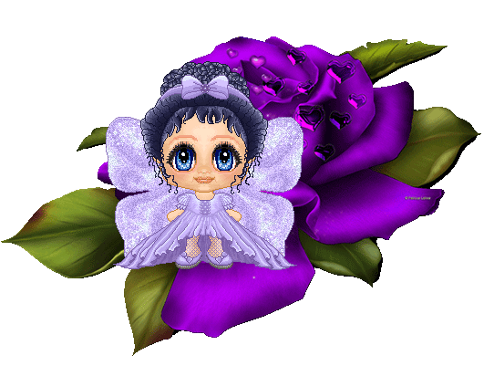 angel with rosa