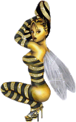 glitter bee