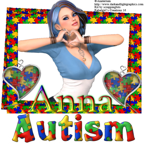 Anna -Autism Awareness fb profile pic