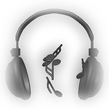 Frosted Musical Headphones