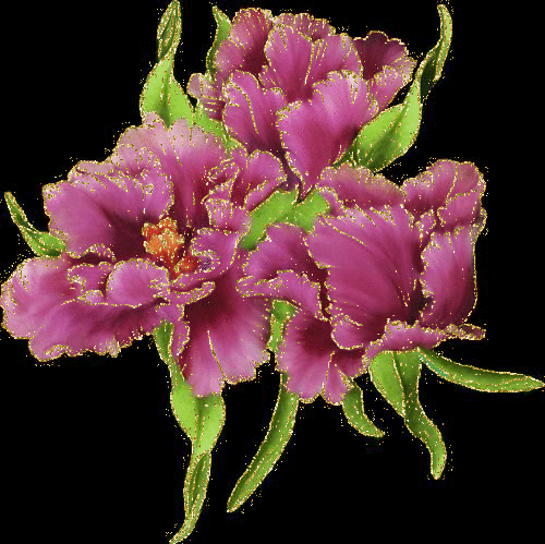 glitter flower
