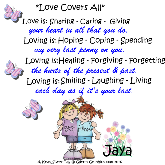 Jaya - Love Covers All - Best Friends