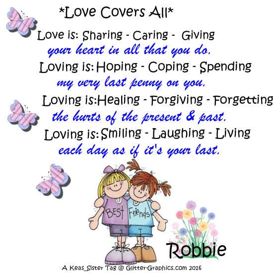 Robbie - Love Covers All - Best Friends