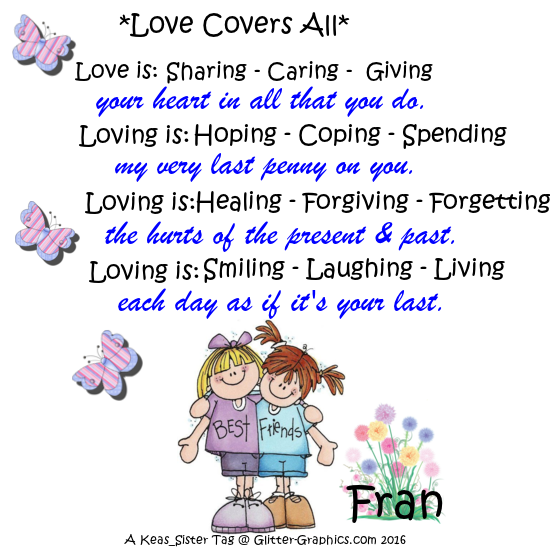 Fran - Love Covers All - Best Friends