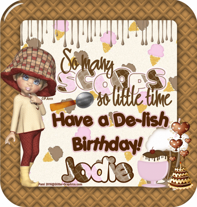 Happy Birthday ~ Jodie