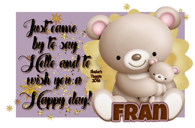 Hello N Happy Day ~ Fran