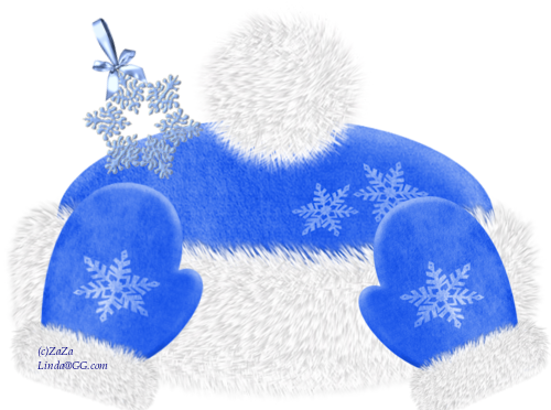 Blue Hat & Mittens