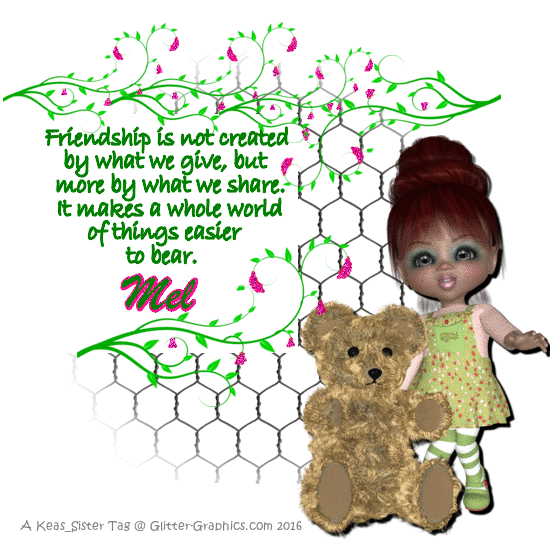 Mel - Friendship - Bear - Vine