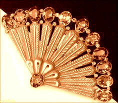 Sparkly Brown Fan