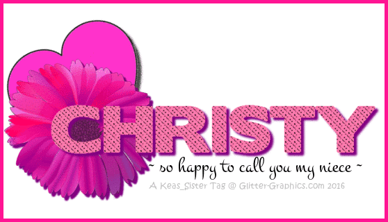 Christy - Heart - Happy - Flower - Niece