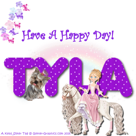 Tyla - Horse - Dog - Rainbow - Butterflies