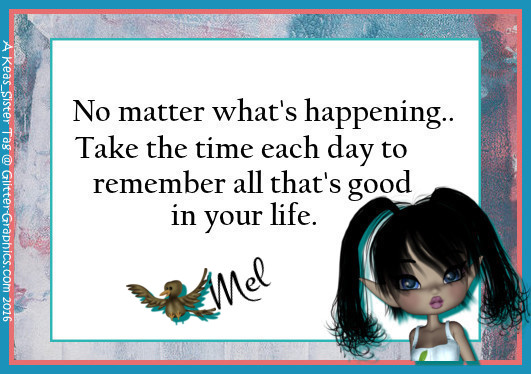Mel -What's Happening - Good In Life