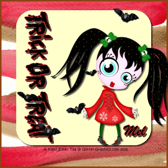 Mel - Trick Or Treat - Bats - Girl