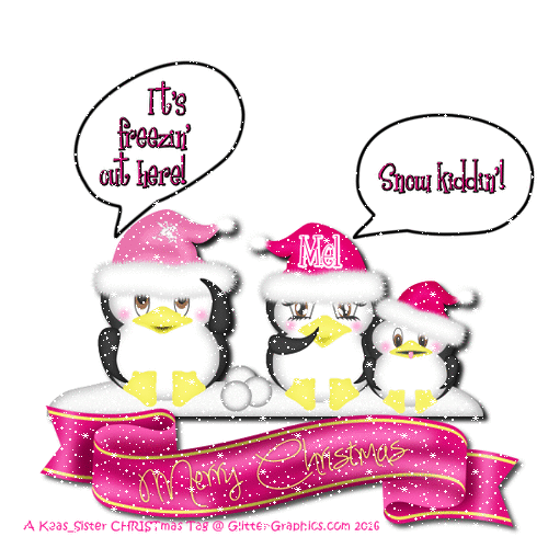 Mel - Penguins - Cold Out - CHRISTmas Banner