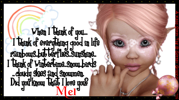 Mel - When I - Butterflies - Snow - Birds