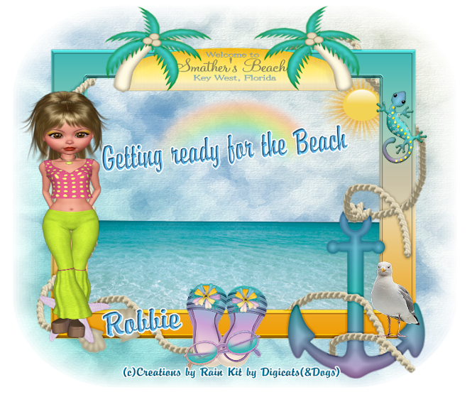 Ready for the Beach - Robbie