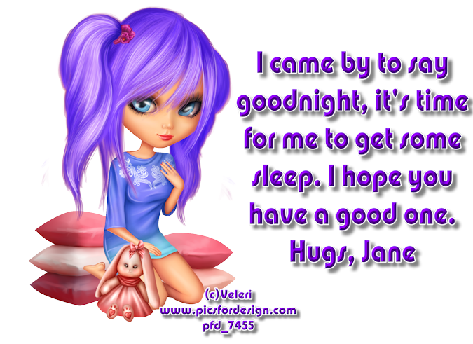 Came to say Goodnight - Jane