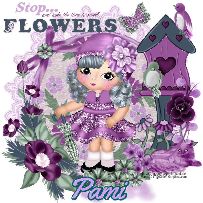 Take time to smell the flowers ~ Pami ~ offer ~ fg