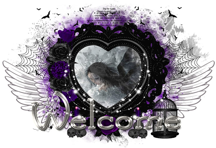 Goth Angel-Welcome in Purple
