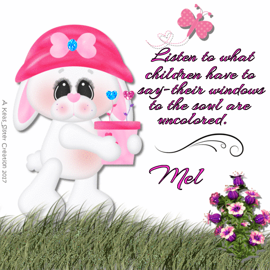 Mel - Children -Soul - Bunny - Flowers