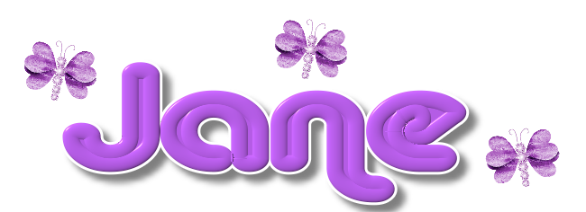 Jane with butterflies
