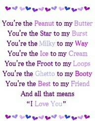 You're The Peanut To My Butter