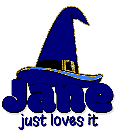 Jane just loves it (halloween hat)
