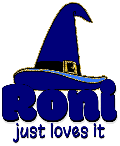 Roni just loves it (halloween hat)