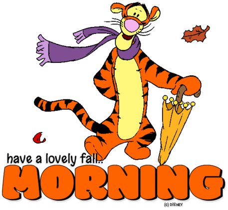 have a lovely fall morning ðŸ