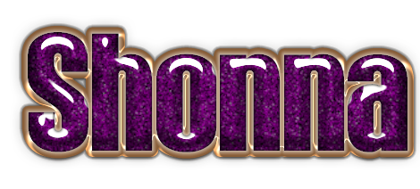 Purple with gold trim - Shonna