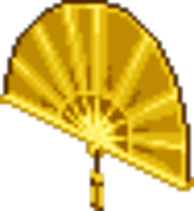 FantasyYellowGoldFan
