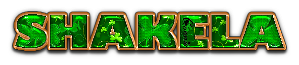 ST PATTY DAY SHAKELA GOLD TEXT
