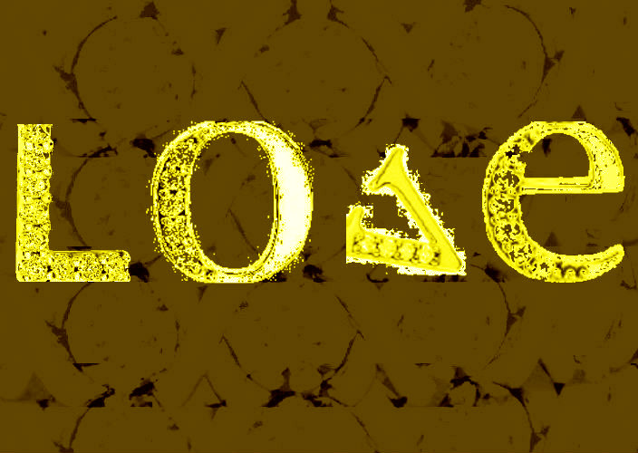 XOXO L-O-V-EGold XOXO