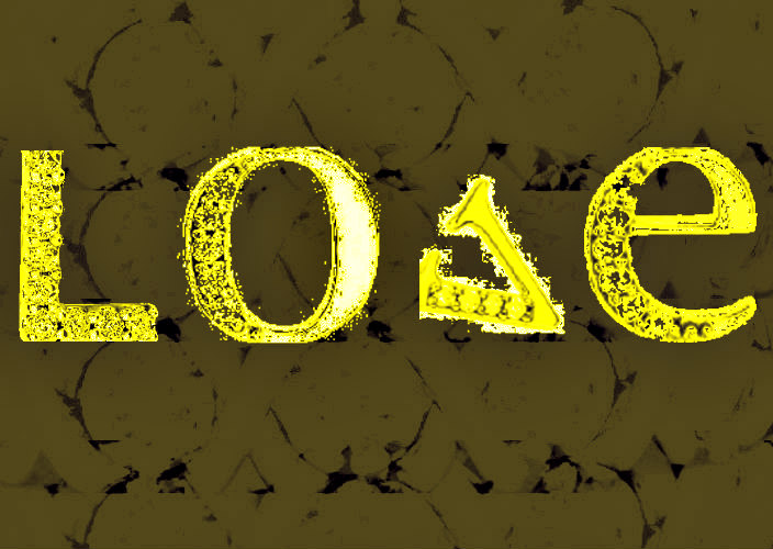 XOXO L-O-V-E YellowGold XOXO