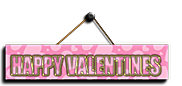 Happy Valentines Day Plaque