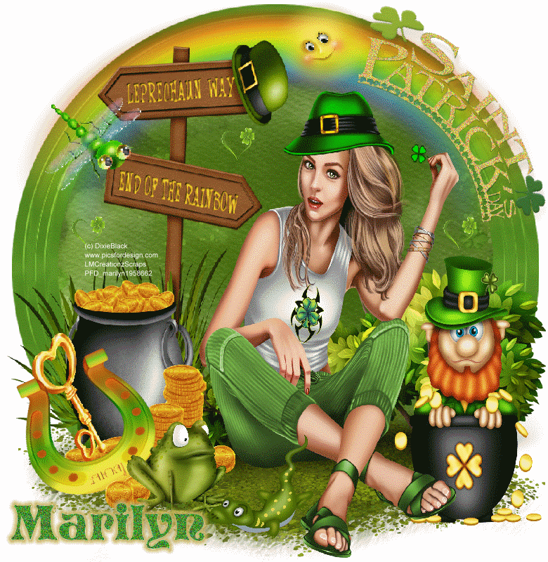 St Patrick's Day/Marilyn