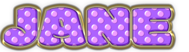 Purple with polka dots - Jane