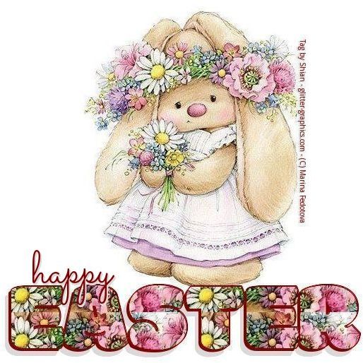 HAPPY EASTER, BUNNY, SEASONAL, HOLIDAYS
