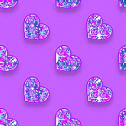 Purple Glitter Heart Background