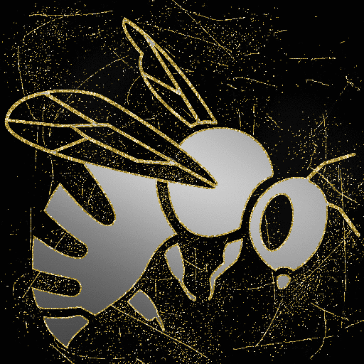 bee silver gold