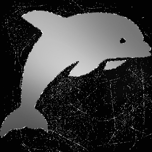 dolphin silver black
