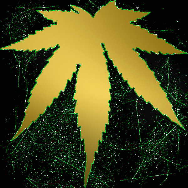gold weed green