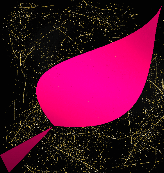 leaf pink gold