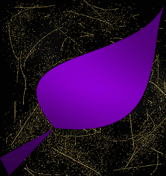 leaf purple gold