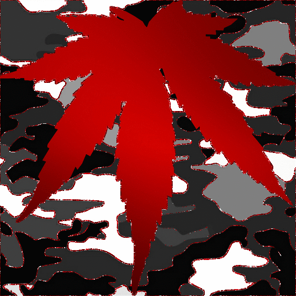 red weed camo red
